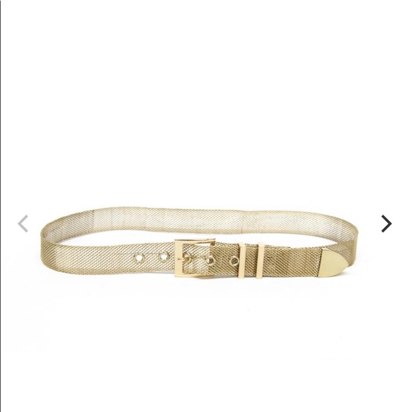B-Low the Belt Accessories - B- Low The Belt Ritchie belt in  gold mesh.
